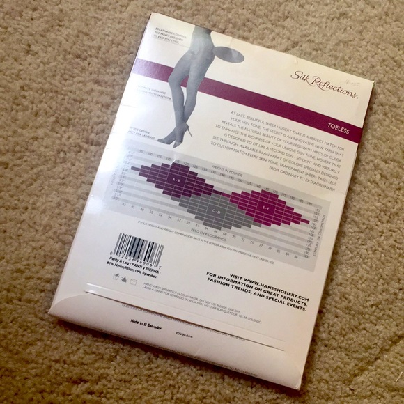 Hanes Toeless panty hose silk reflections - Picture 2 of 3